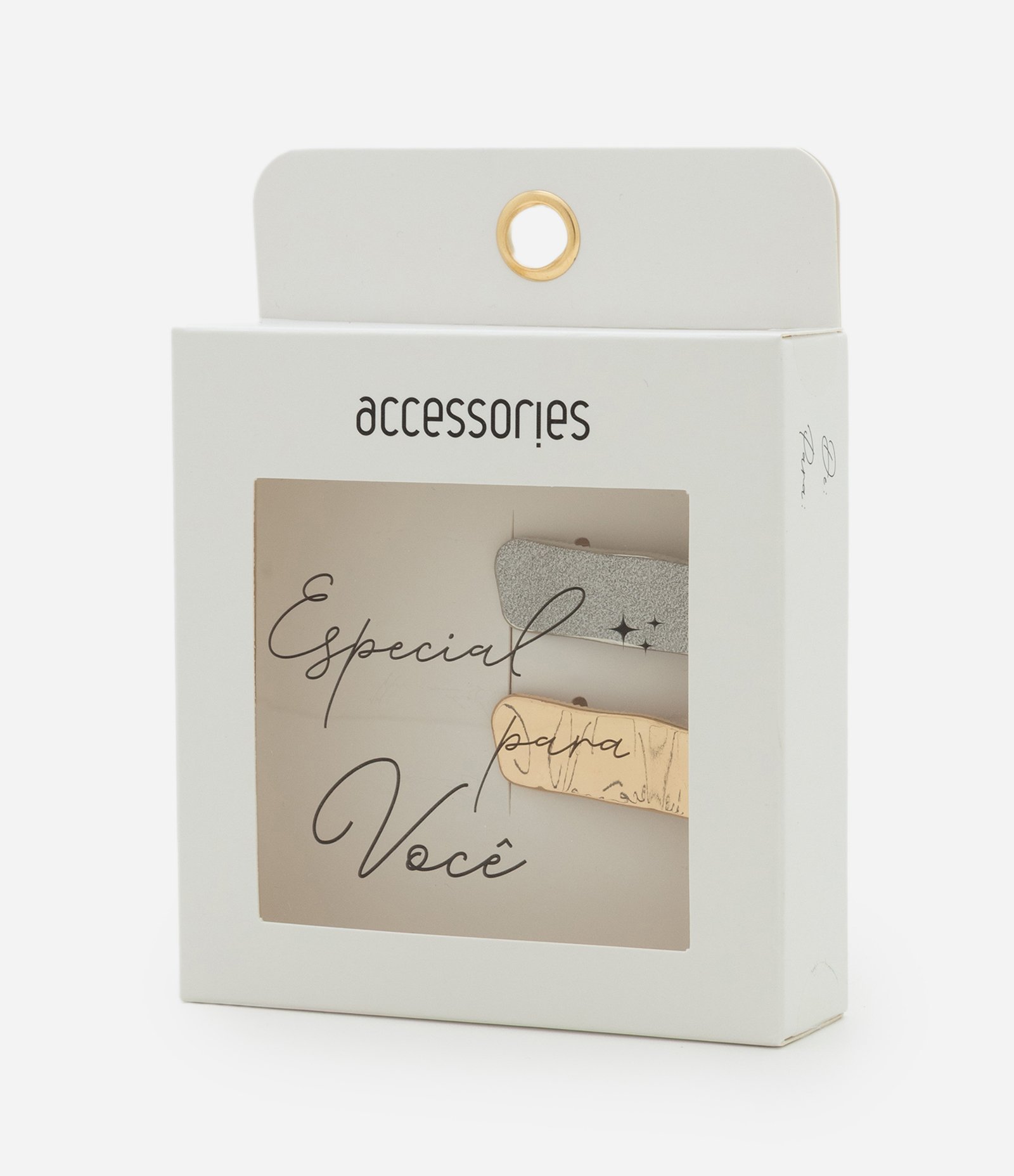 Kit 02 Presilhas de Cabelo Dourado/Prata 1