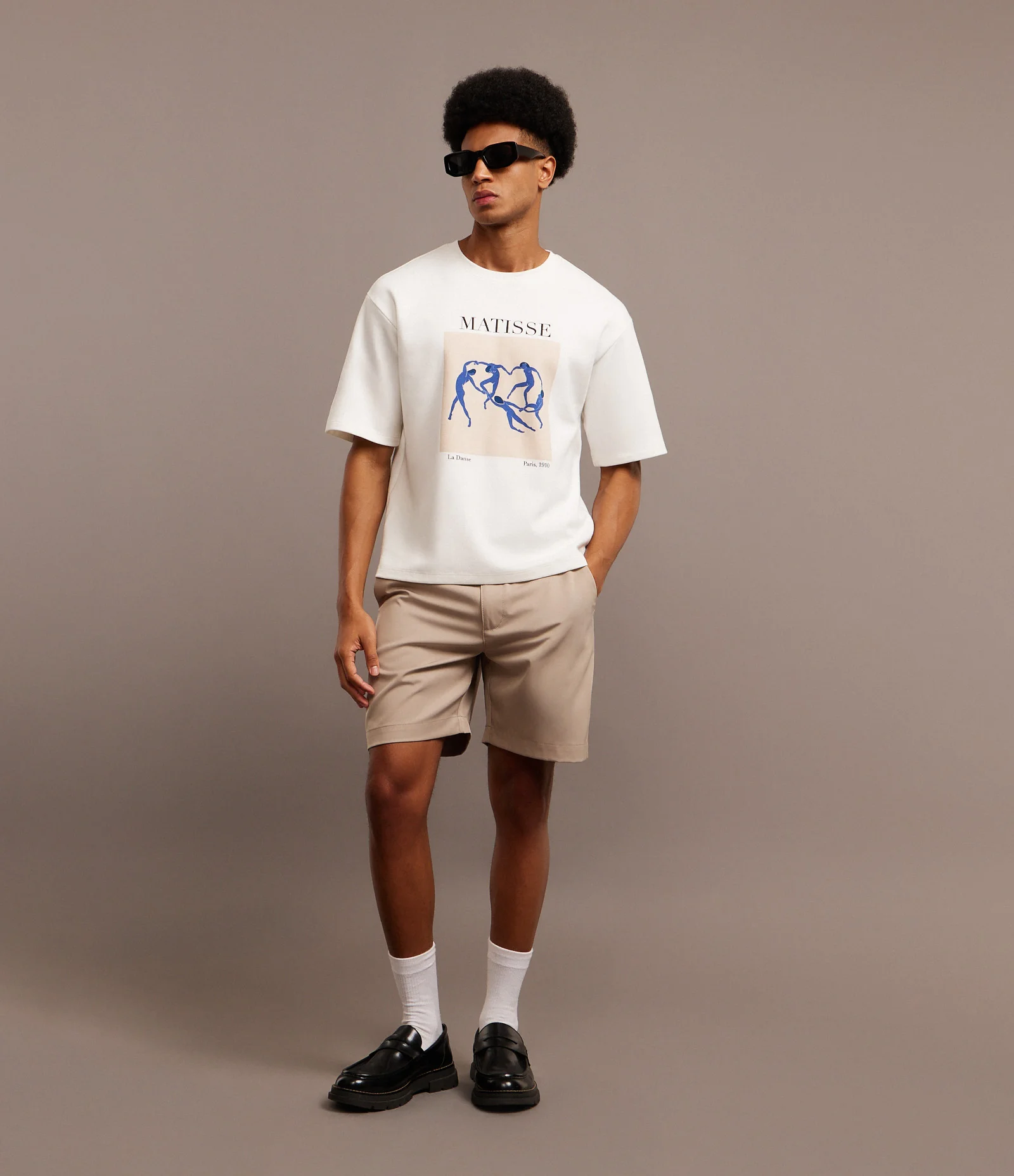 Camiseta Boxy em Algodão com Estampa La Danse de Matisse e Lettering Off White 2