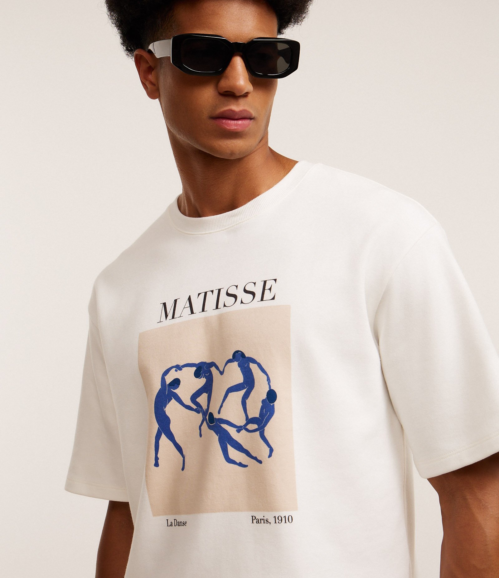 Camiseta Boxy em Algodão com Estampa La Danse de Matisse e Lettering Off White 6