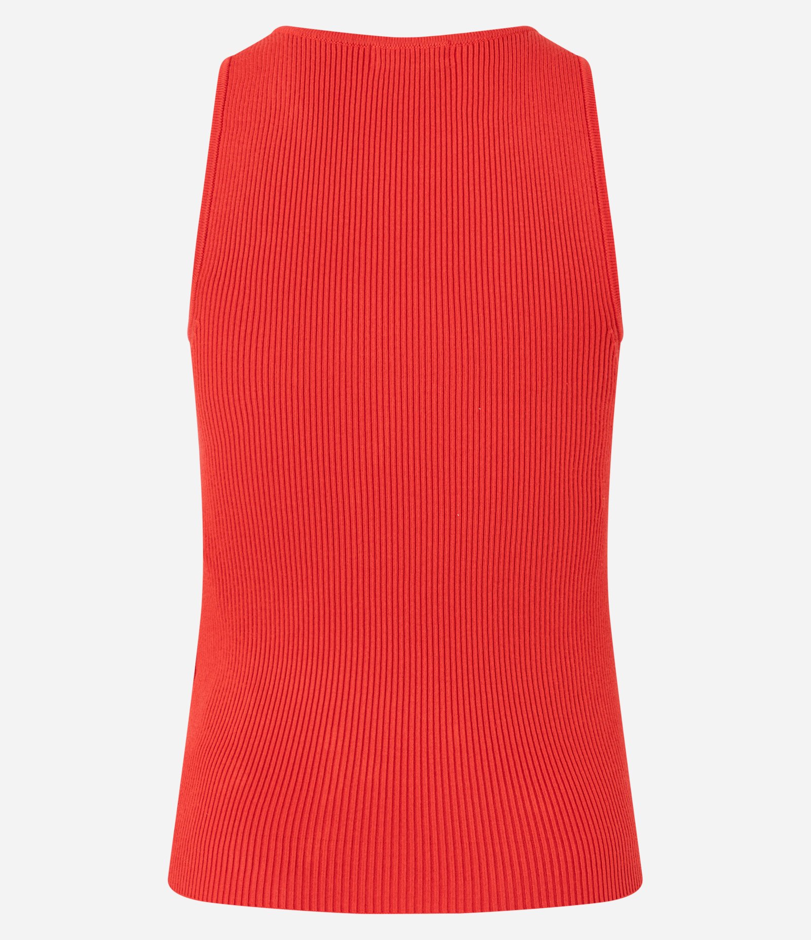 Blusa em Tricô com Decote U e Miçanga no Deocte Vermelho 8