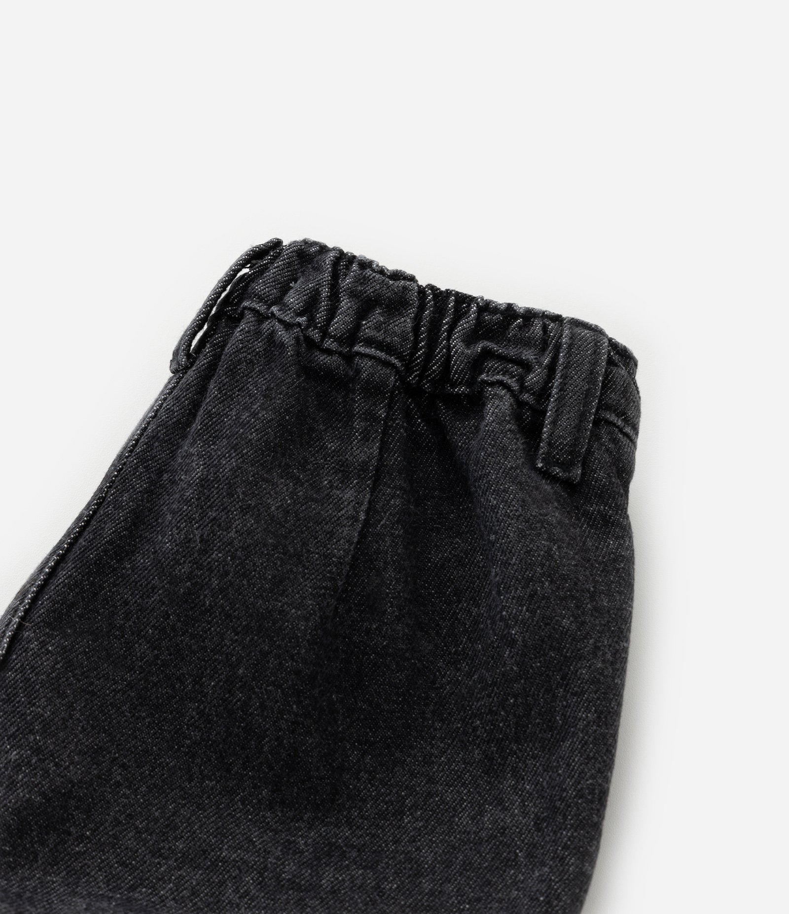 Short Infantil em Jeans com Babadinhos - Tam 1 a 6 Anos Preto 6