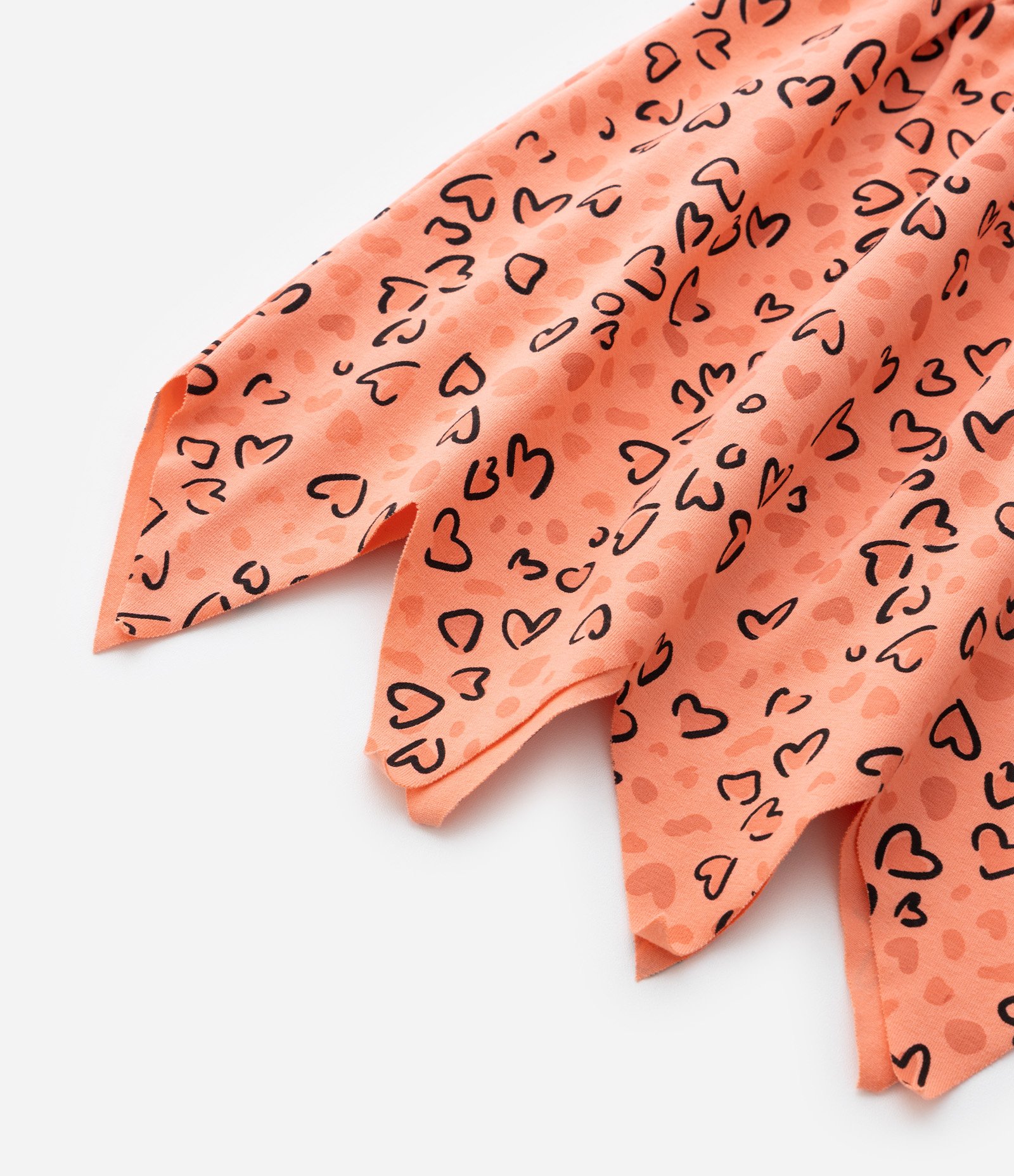 Vestido Infantil com Estampa Era das Cavernas - Tam 1 a 6 Anos Laranja 5