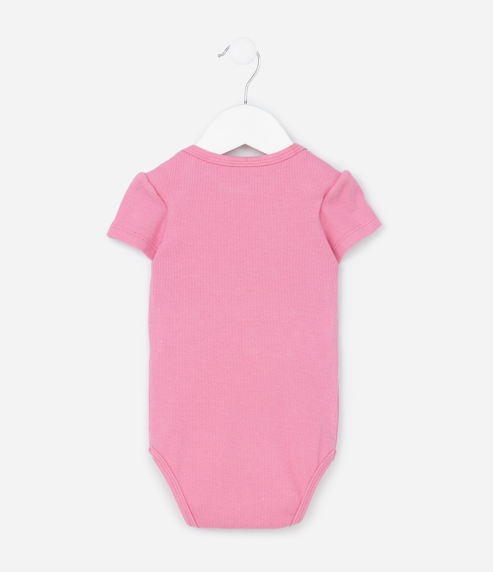 Body Infantil em Ribana Básico - Tam RN a 18 meses Rosa 3