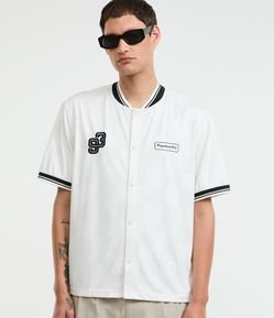 Camisa Sport Core Quadriculada com Bordados