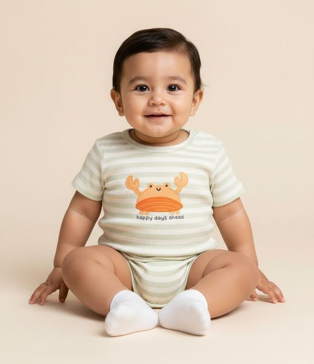 Cor: Verde | Tamanho: 0-3M