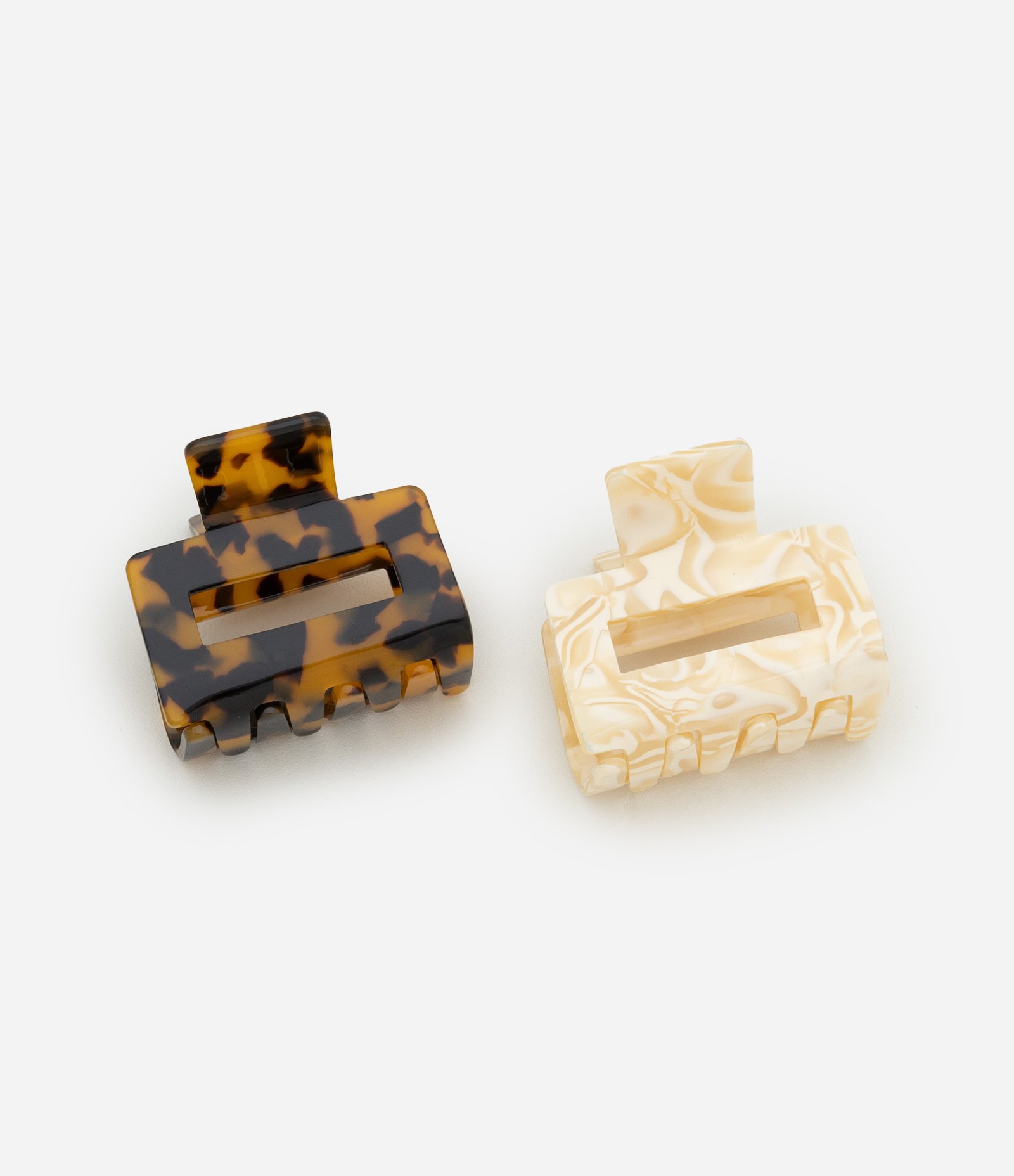 Kit 02 Piranhas de Cabelo em Acrílico Multicores 1