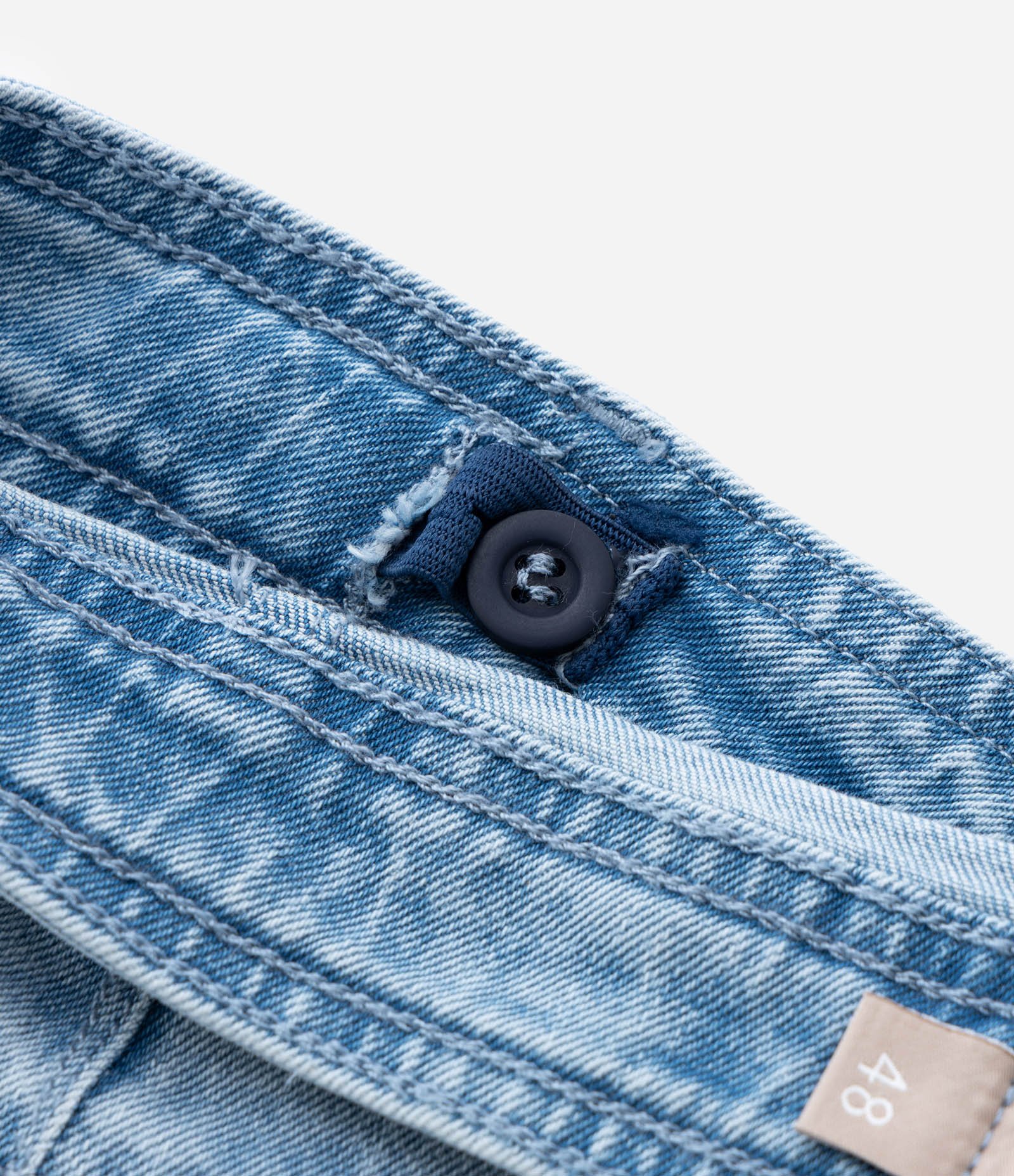 Calça Flare em Jeans com Bordado nos Bolsos Curve & Plus Size Azul 8