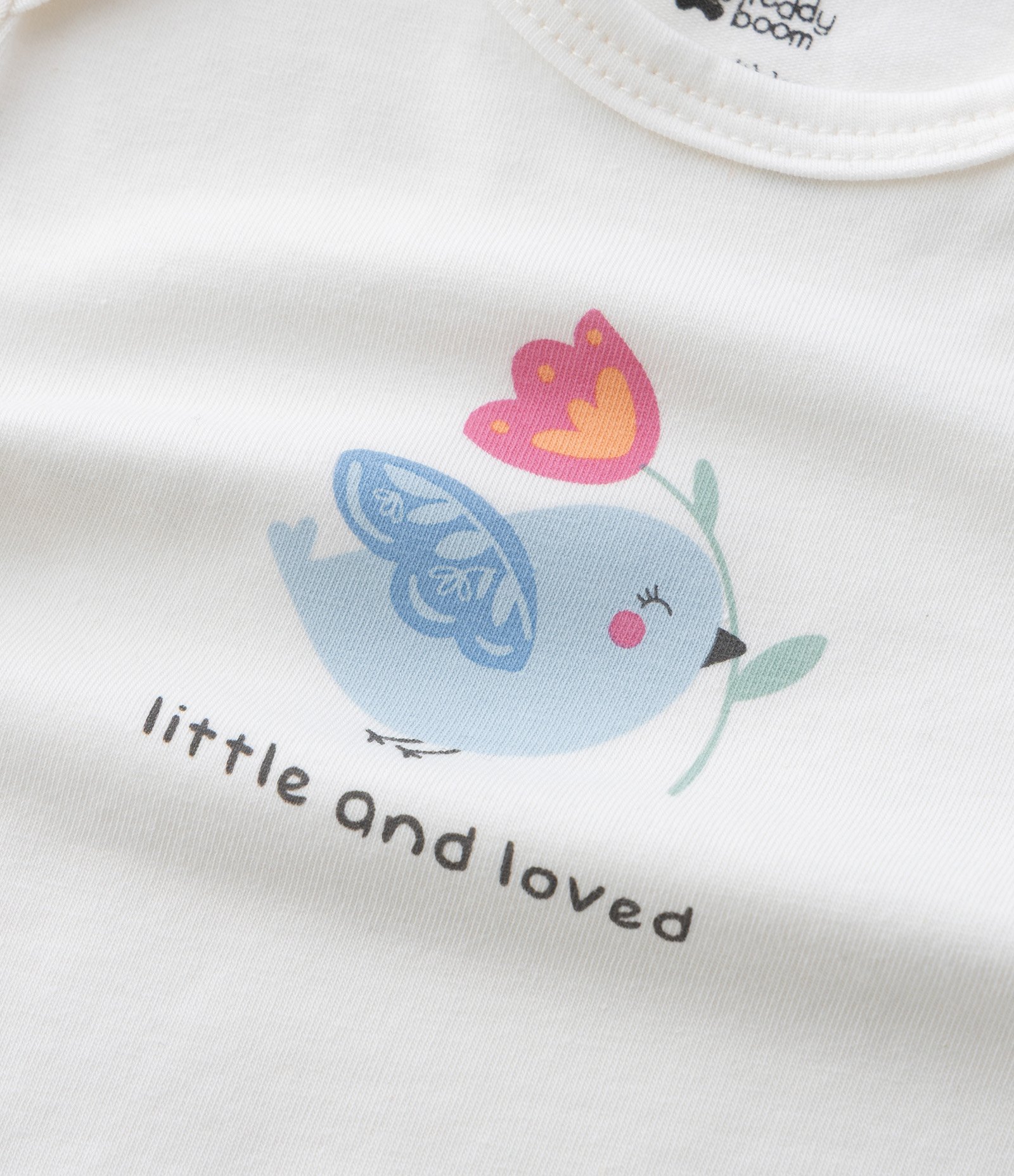 Kit 03 Bodies Infantis com Estampa Passarinho - Tam RN a 18 meses Multicores 8