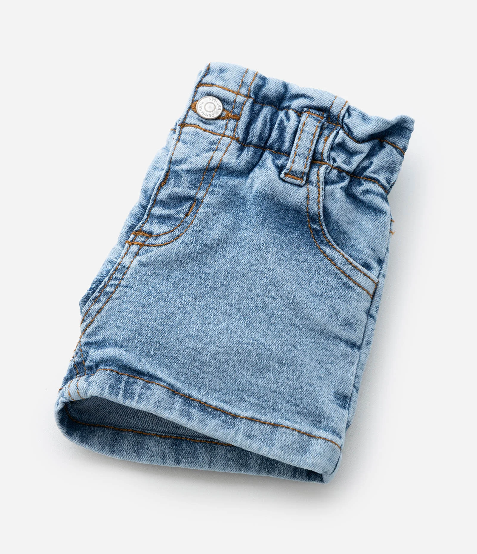 Short Infantil em Jeans - Tam 3 a 18 Meses Azul 7