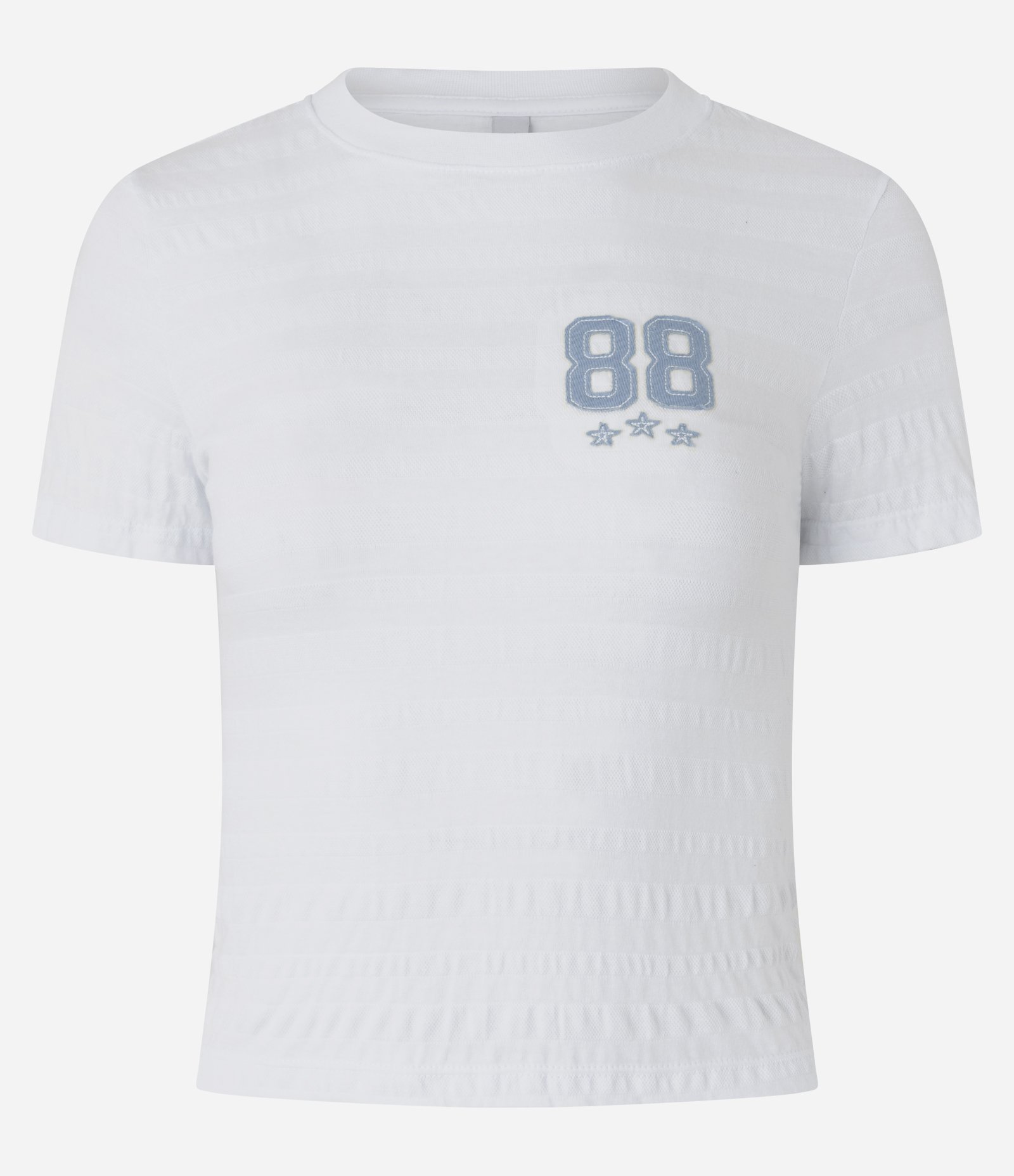 Camiseta New T-shirt com Estampa College Branco 5