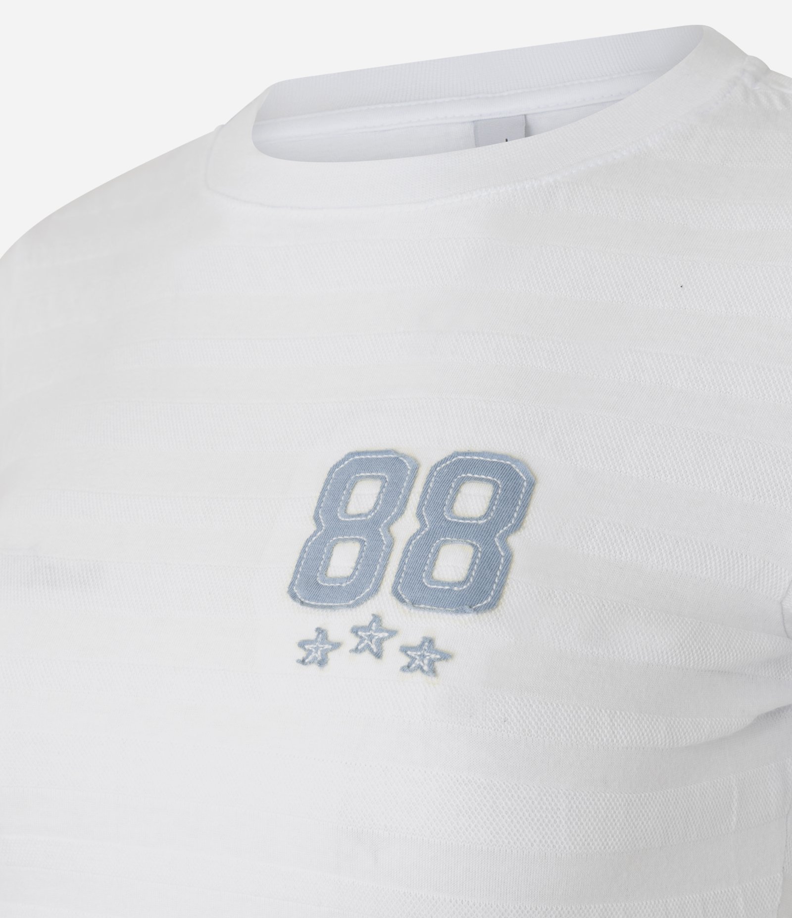 Camiseta New T-shirt com Estampa College Branco 6