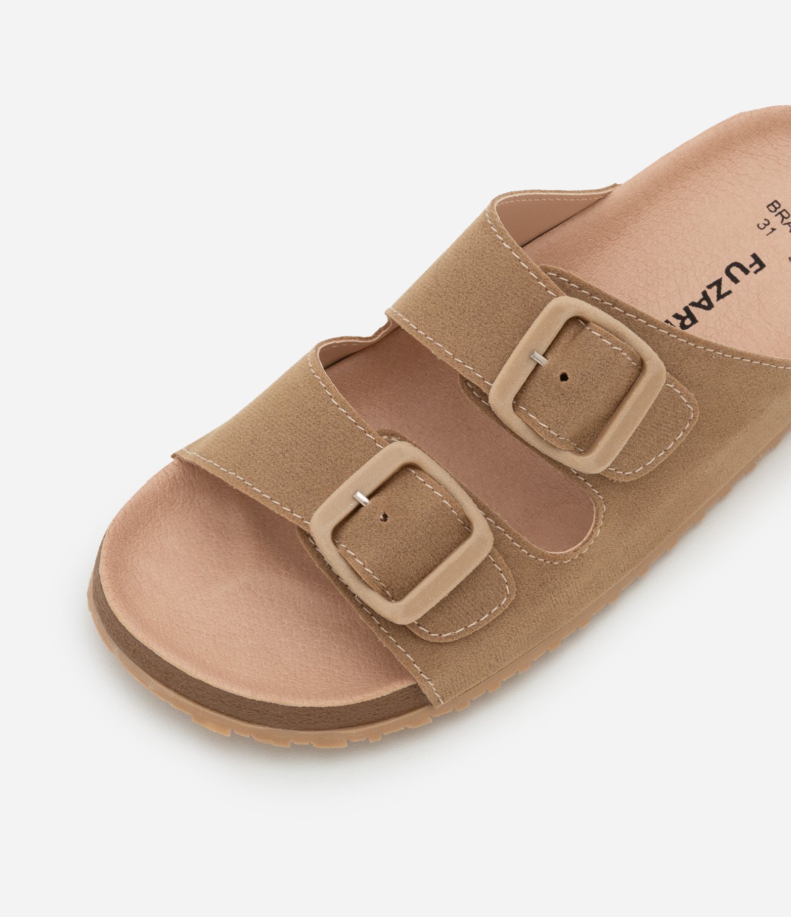 Sandália Infantil de Tiras com Fivelas - Tam 28 a 33 Marrom 3