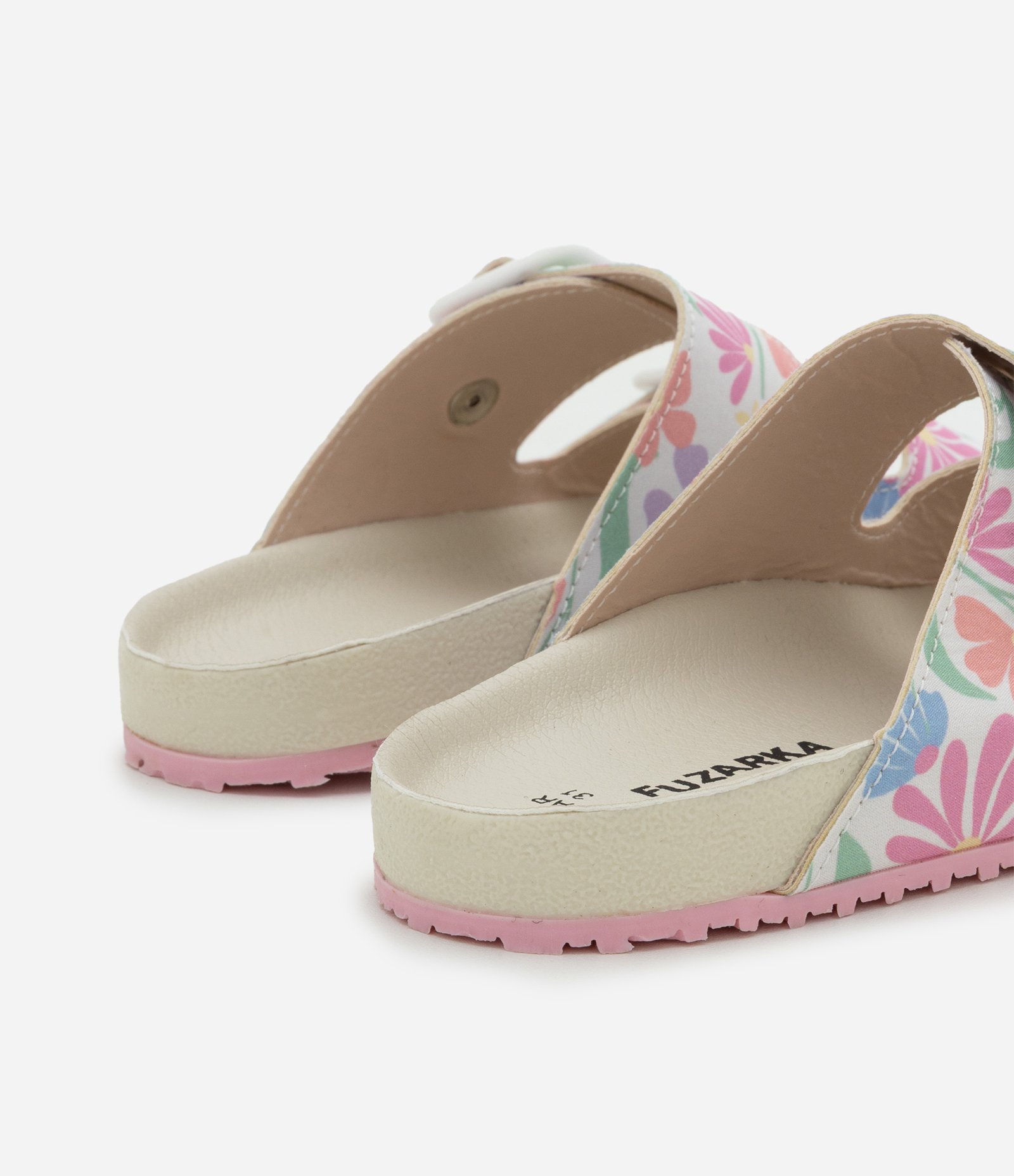 Sandália Infantil com Fivelas e Estampa Floral - Tam 28 ao 35 Multicores 2