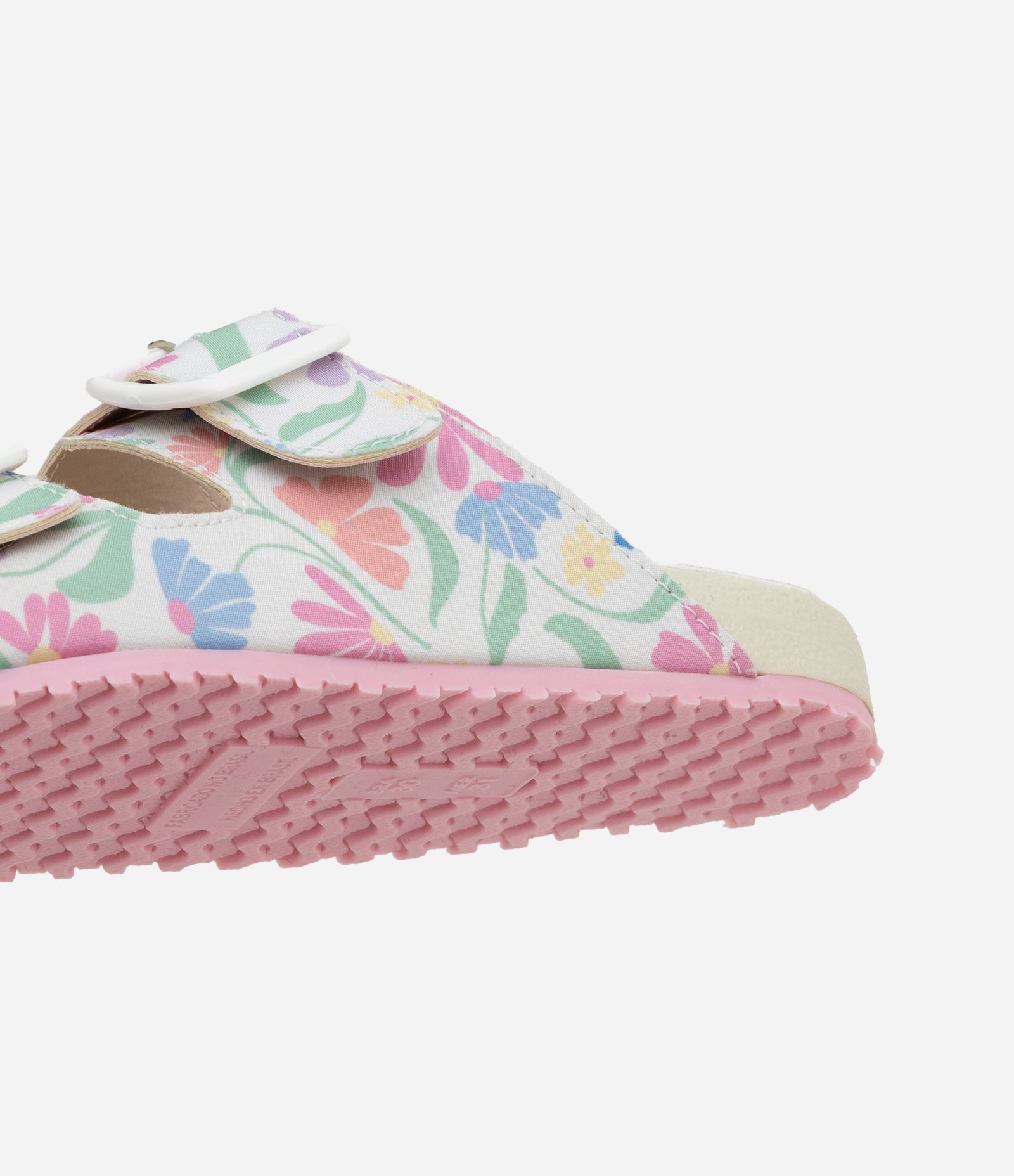 Sandália Infantil com Fivelas e Estampa Floral - Tam 28 ao 35 Multicores 4