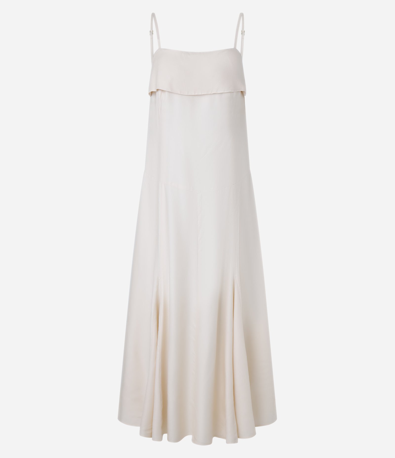 Vestido New Midi em Sarja com Alça Rabo de Rato Rosa Claro 4