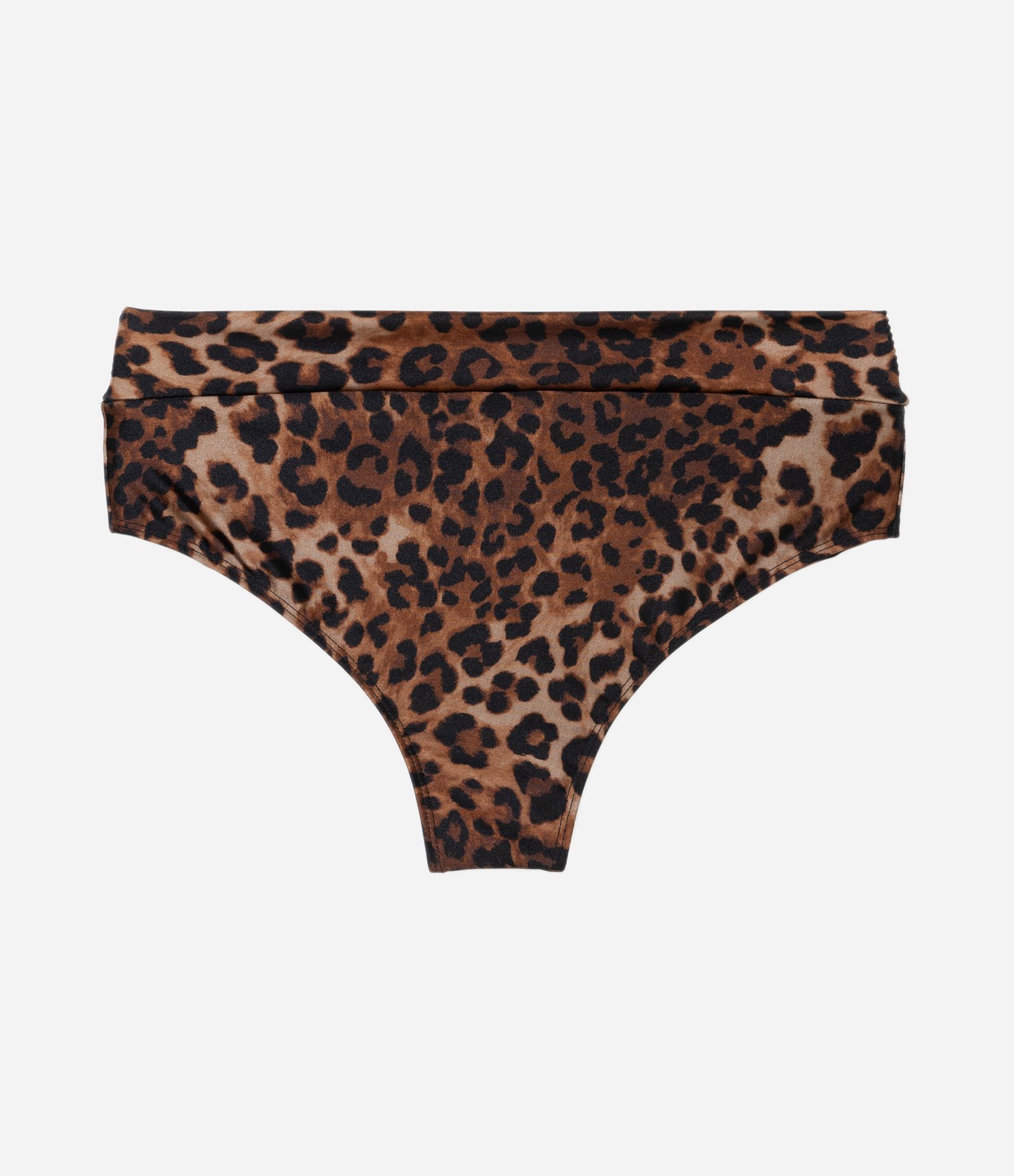 Biquíni Calcinha Hot Pants em Microfibra Animal Print Onça com Fio Duplo Curve & Plus Size Marrom 5