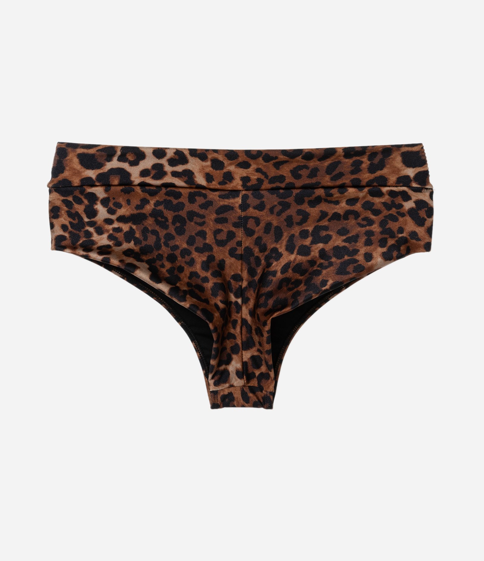 Biquíni Calcinha Hot Pants em Microfibra Animal Print Onça com Fio Duplo Curve & Plus Size Marrom 6