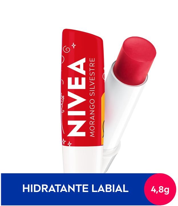 Hidratante Labial Morango Silvestre Ed. Limitada Rapunzel Disney® Princesa Nivea