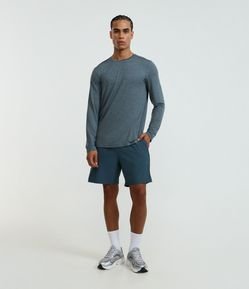 Bermuda Tecnológica com Estampa Refletiva Lateral