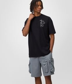 Bermuda Baggy Cropped com Bolsos