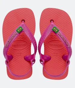 Chinelo Infantil com Elástico Havaianas - Tam 17 ao 22