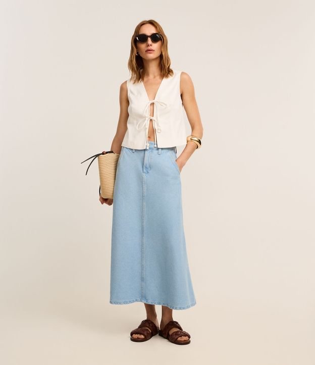 Cor: Azul Claro | Tamanho: 46