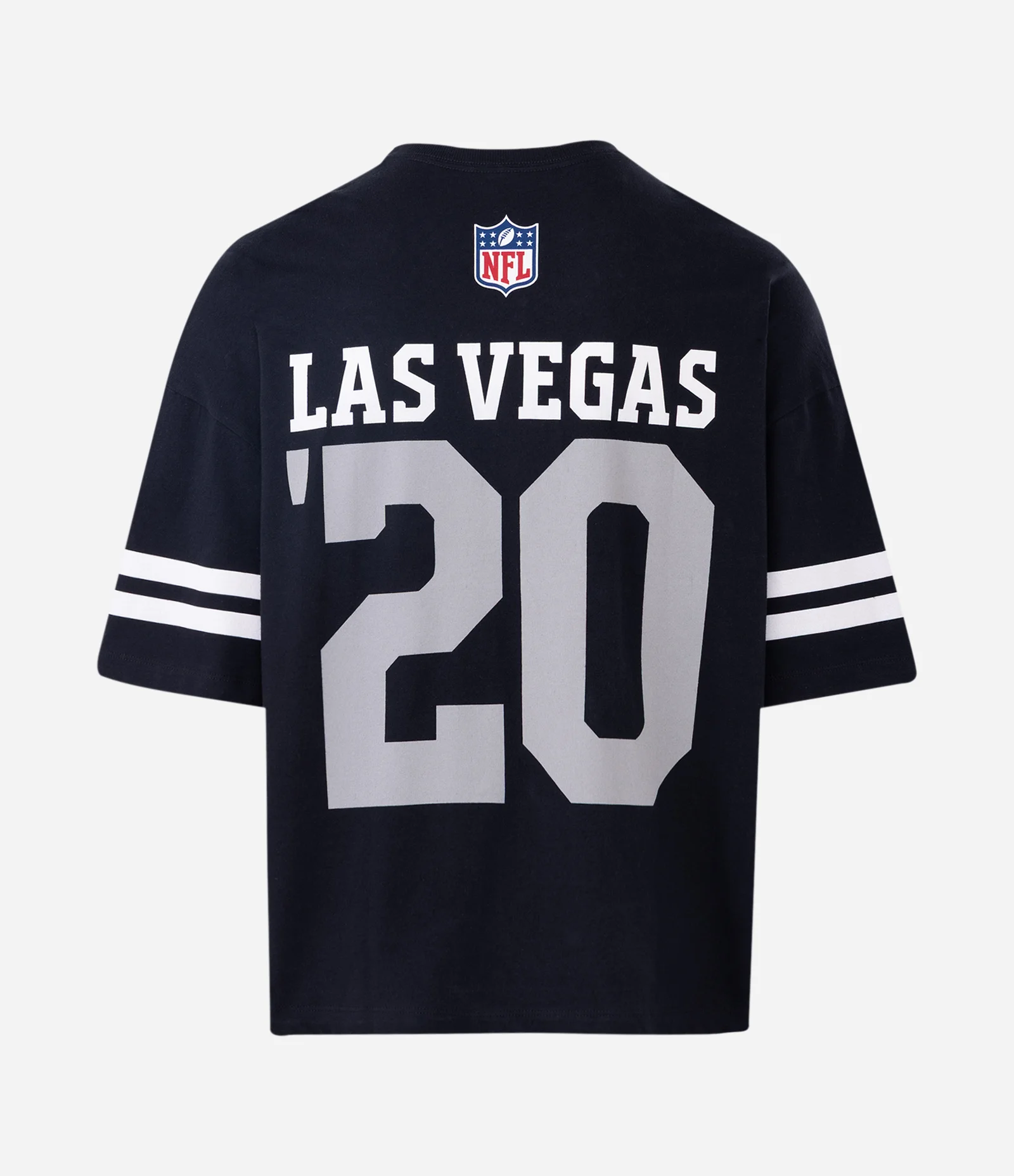 Camiseta Oversized em Algodão com Estampa Raiders NFL Preto 2