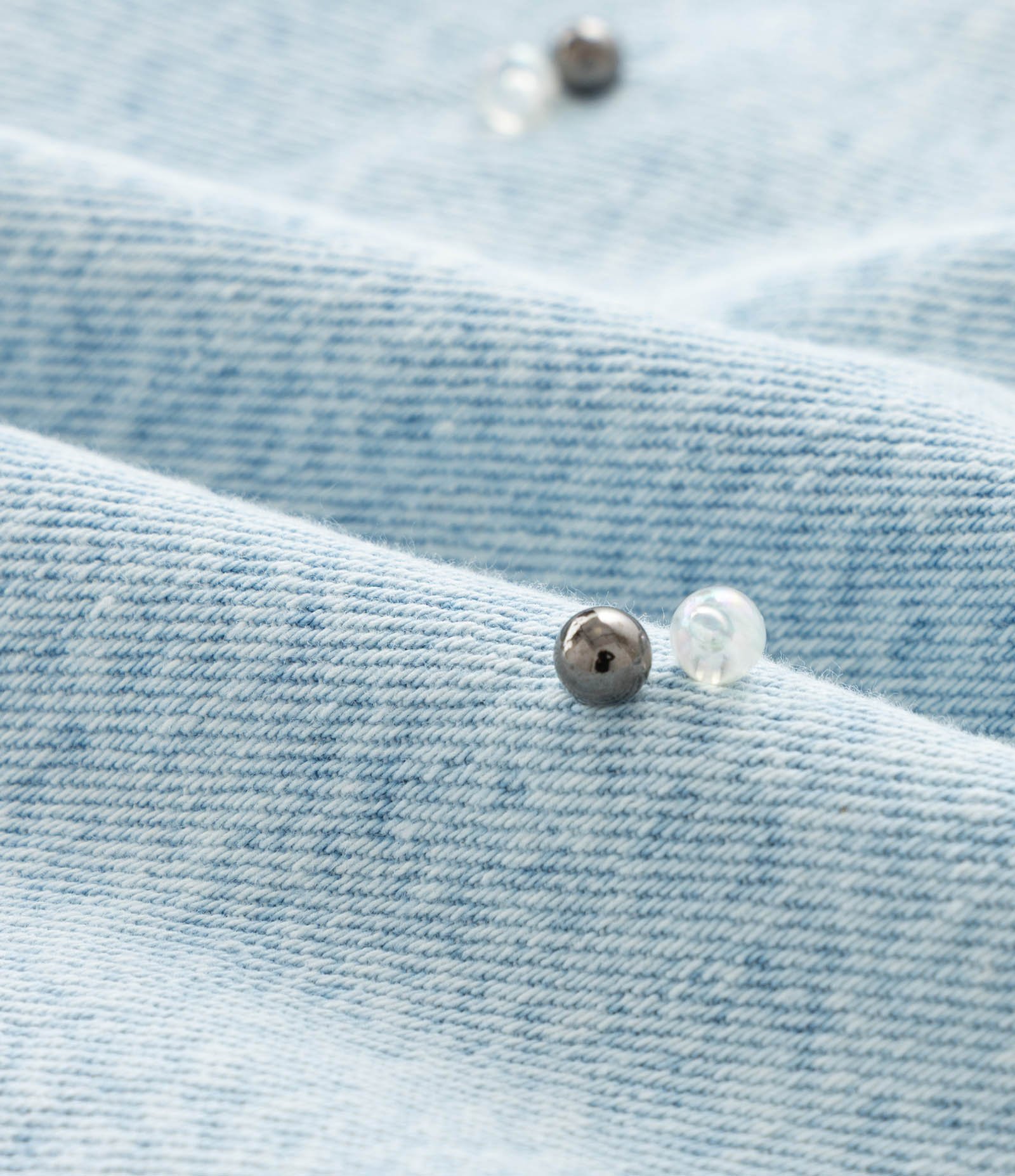 Bermuda em Jeans com com Cordão e Aplicações de Pérolas e Pedras Curve & Plus Size Azul 5