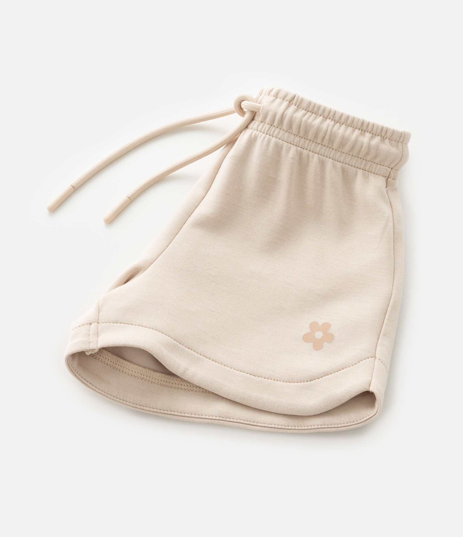 Short Infantil em Modal com Estampa Localizada - Tam 1 a 6 Anos Bege 4