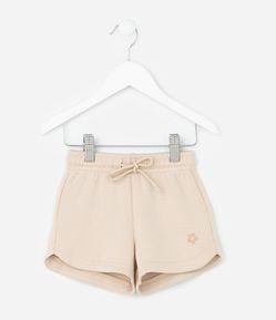 Short Infantil em Modal com Estampa Localizada - Tam 1 a 6 Anos