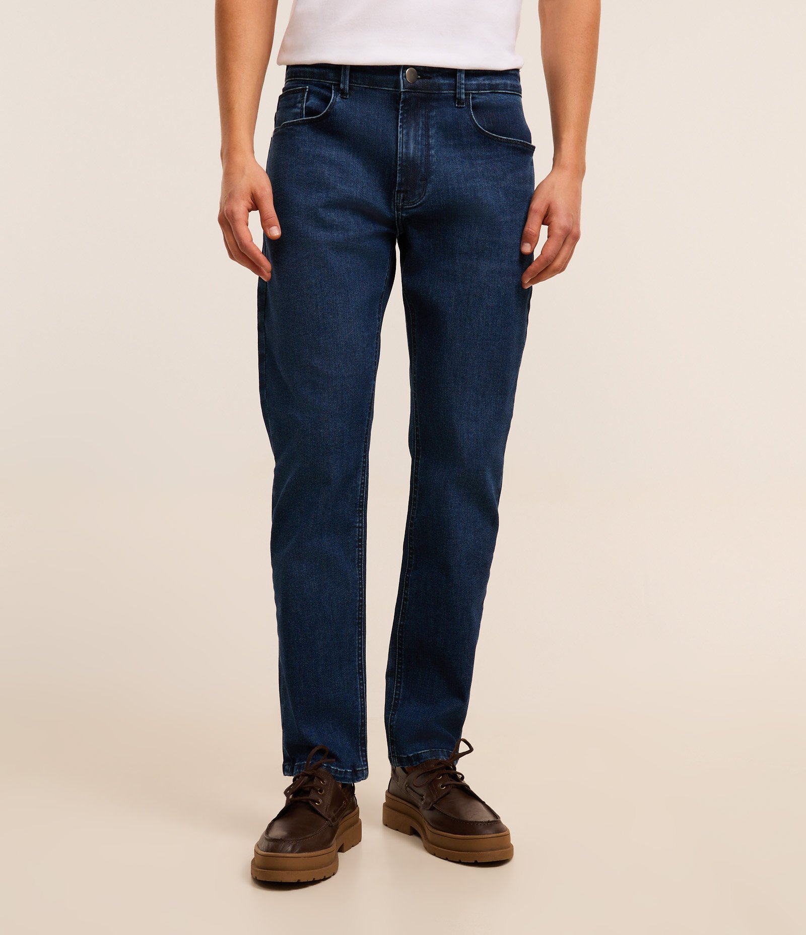 Calça Slim em Jeans com Tech Denim Azul 2