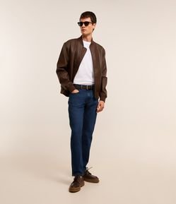 Calça Slim em Jeans com Tech Denim