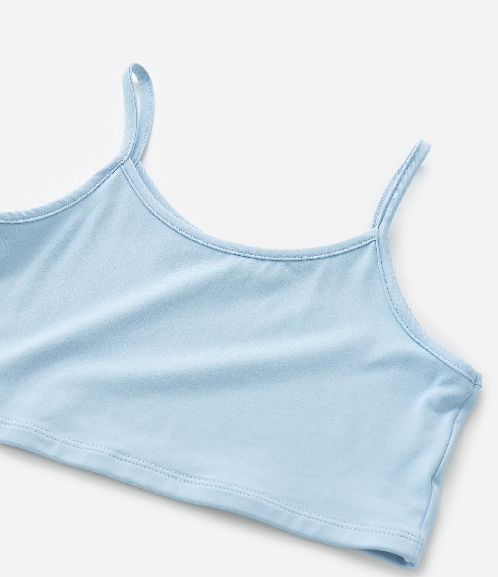 Blusa Top Esportivo Infantil em Algodão - Tam 5 a 14 Anos Azul 5