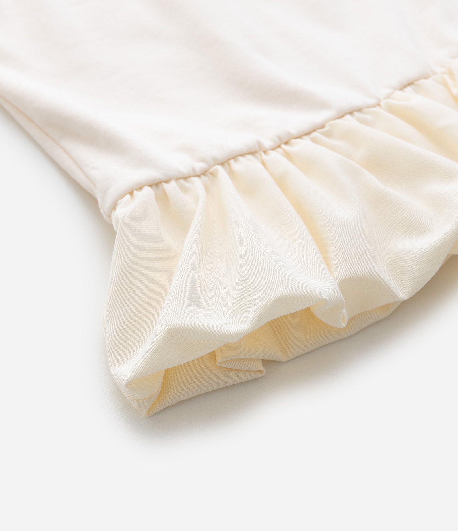 Blusa Balonê Infantil em Algodão - Tam 5 a 14 Anos Bege 4