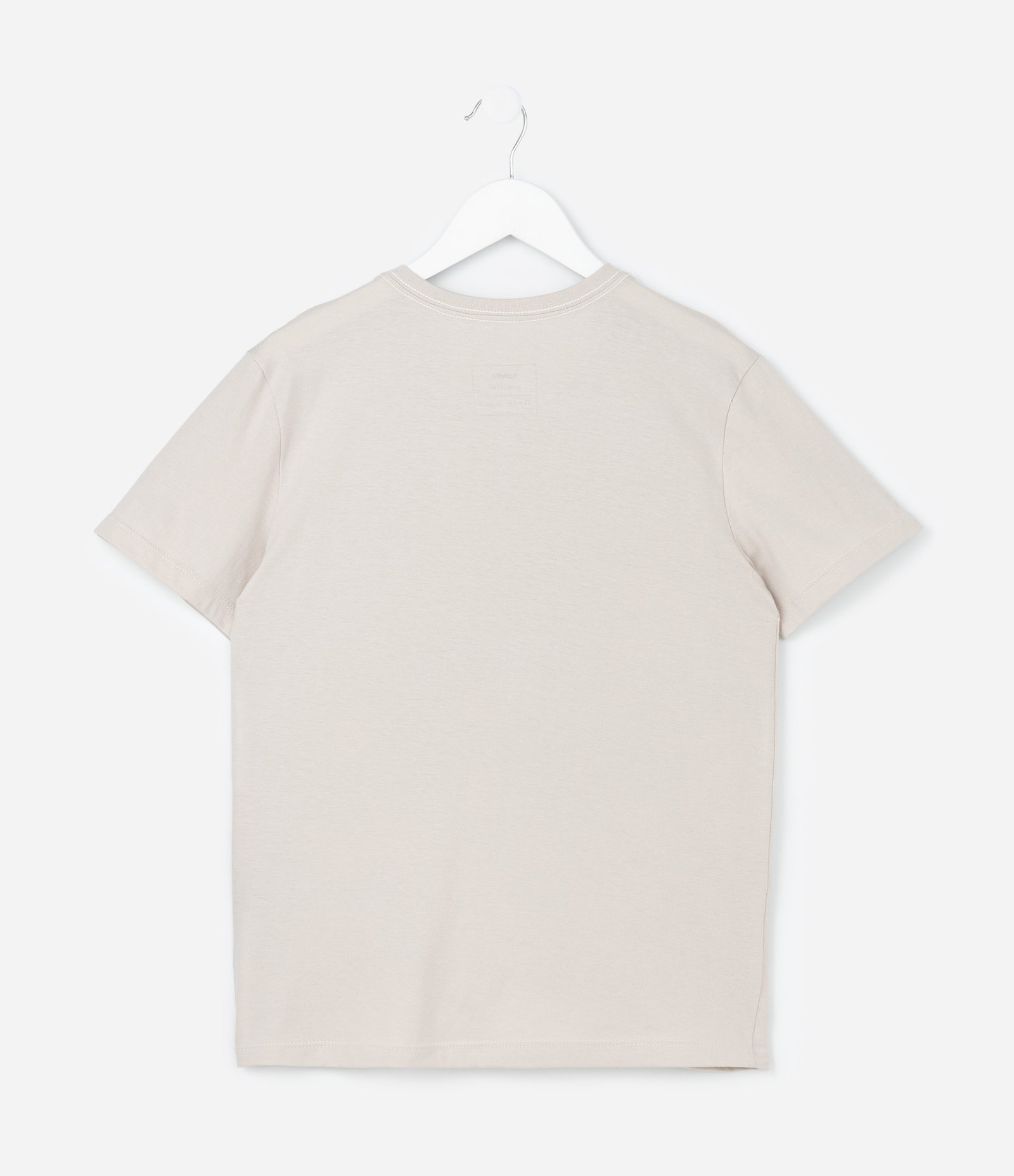 Camiseta Infantil com Estampa Chuteiras - Tam 5 a 14 Anos Bege 2