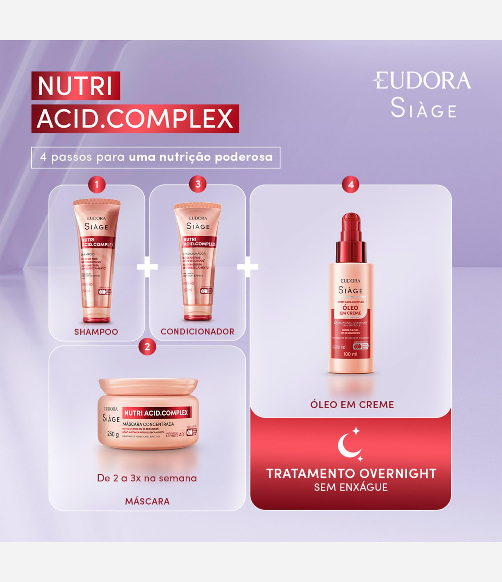 Óleo em Creme Nutri Acid Complex Siàge 100ML 5