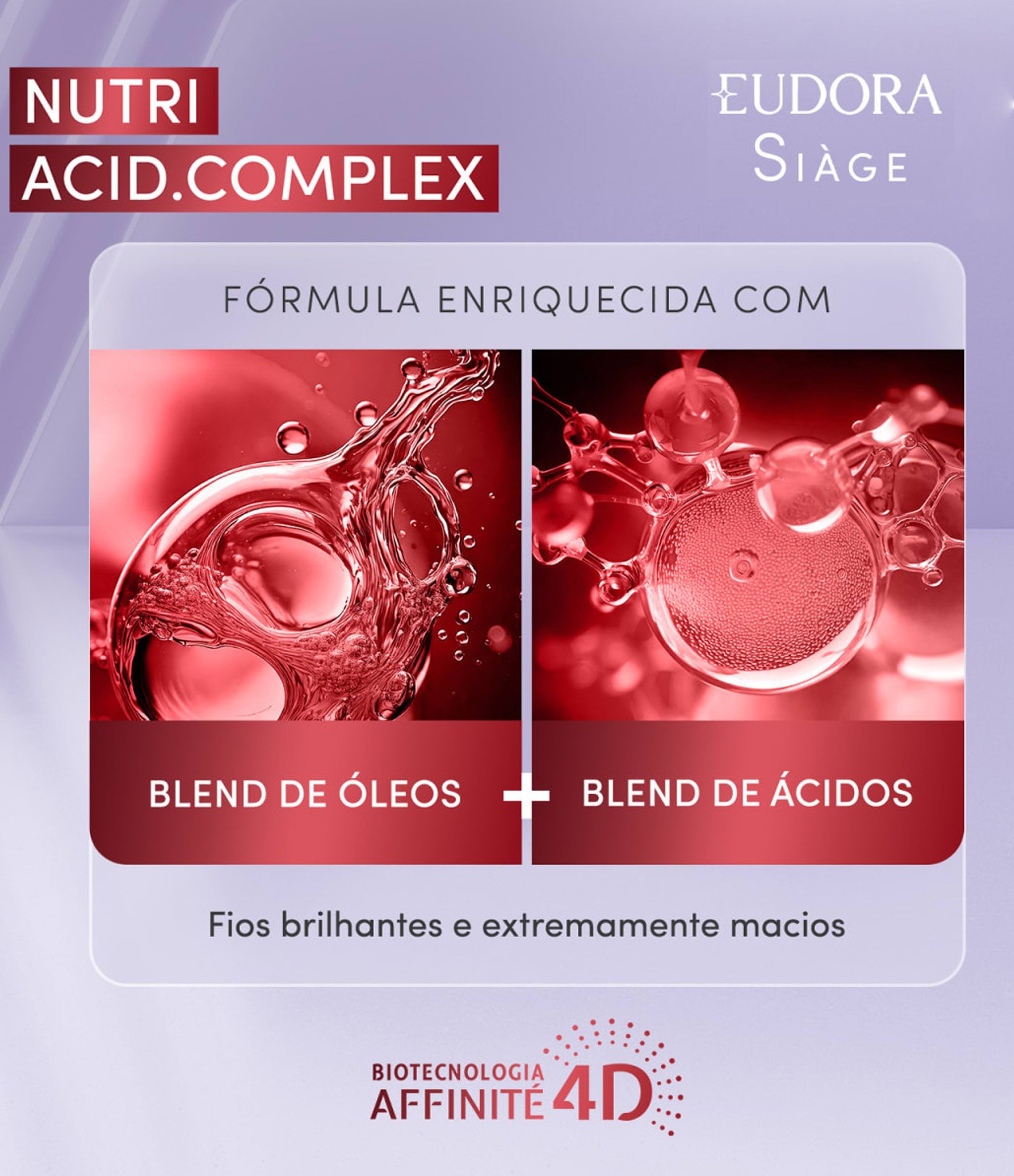 Máscara Capilar Nutri Acid Complex Siàge 250G 9