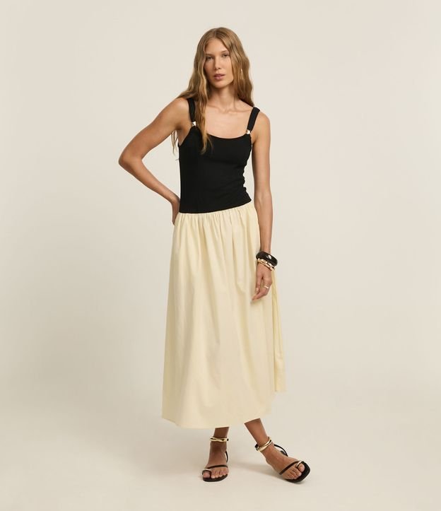 Cor: Preto/Off White | Tamanho: G