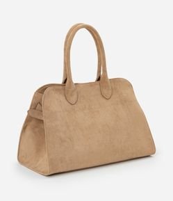 Bolsa Shopper Grande com Detalhe de Fivela
