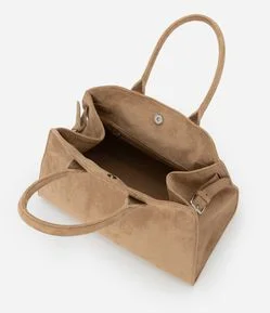 Bolsa Shopper Grande com Detalhe de Fivela