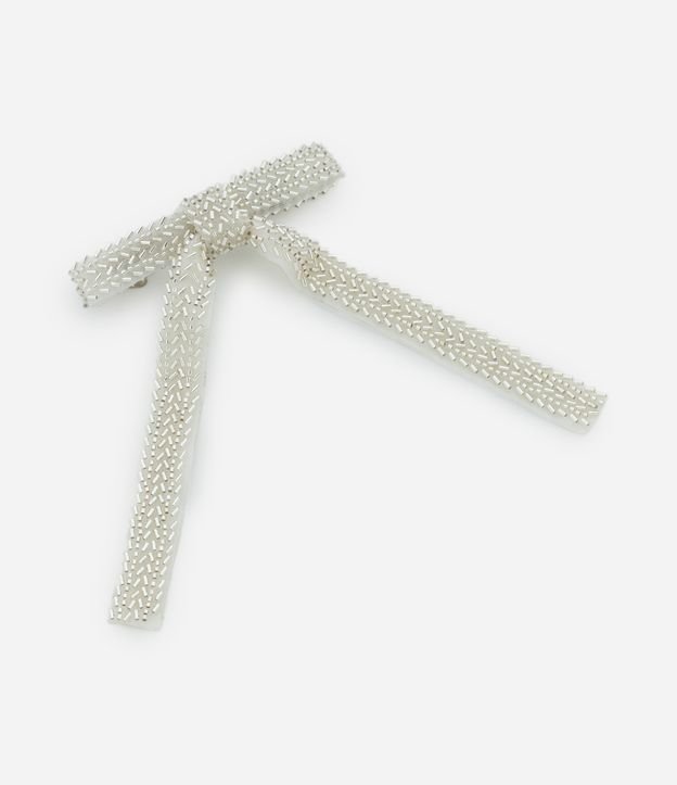 Presilha De Cabelo Strass em Forma de Laço
