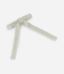 Presilha De Cabelo Strass em Forma de Laço