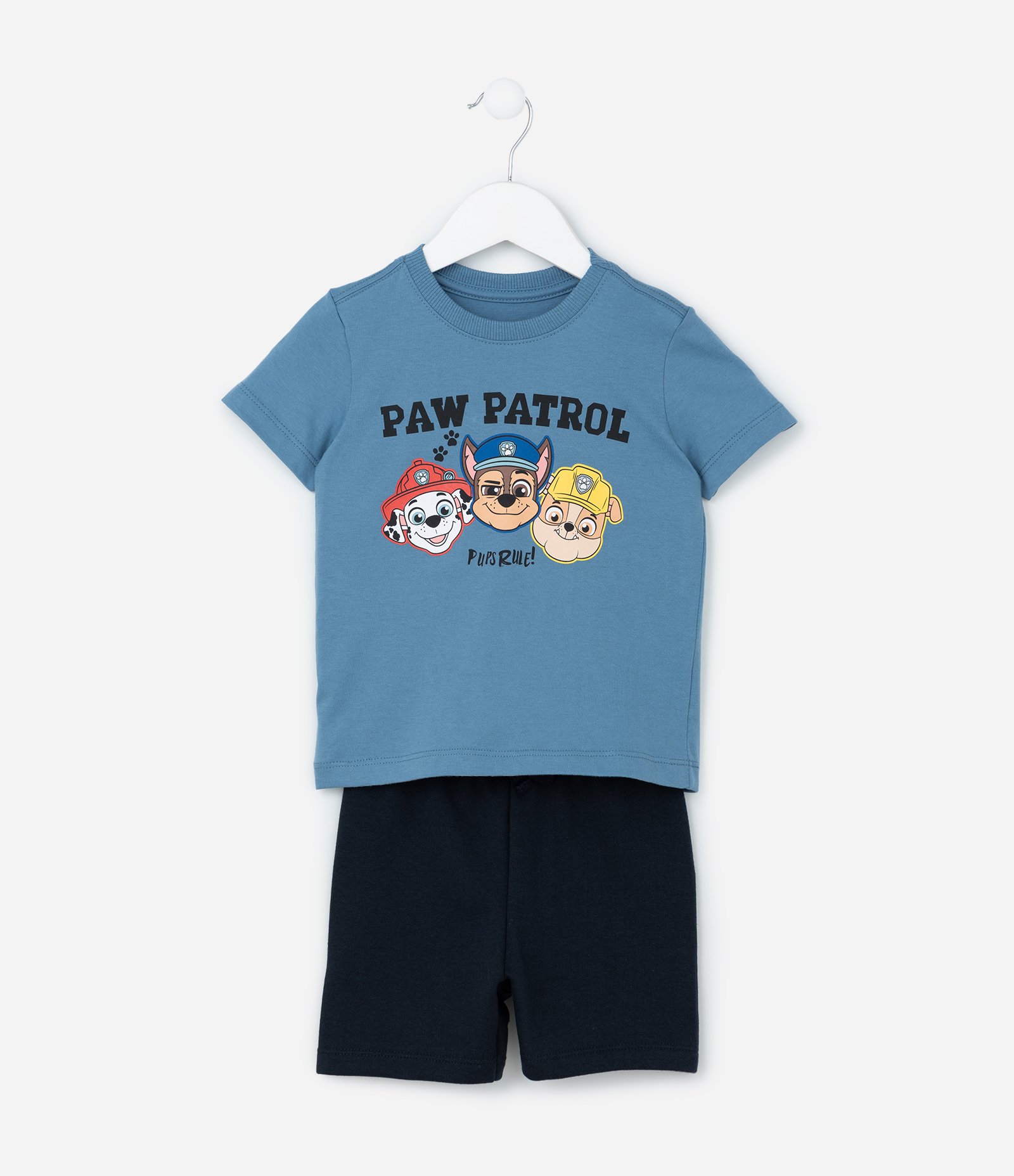 Conjunto Infantil com Estampa da Patrulha Canina - Tam 2 a 6 Anos Azul 1