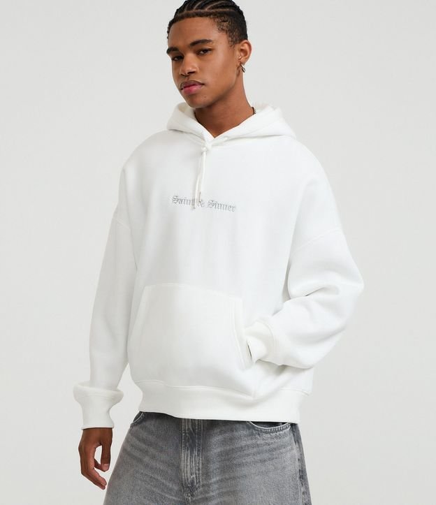 Blusão Boxy em Moletom com Felpa