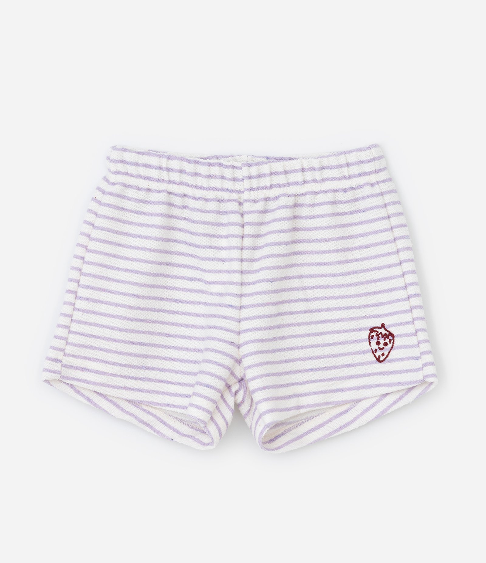 Conjunto Infantil com Estampa Suco de Morango - Tam 1 a 6 Anos Roxo 3