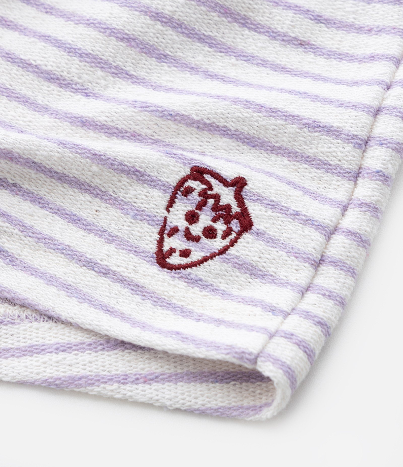 Conjunto Infantil com Estampa Suco de Morango - Tam 1 a 6 Anos Roxo 8