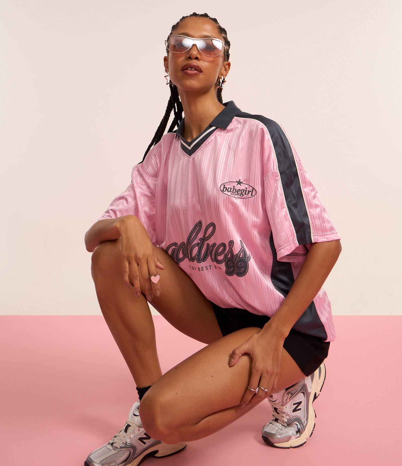 Camiseta Oversized Sport Core com Textura Lilás 6