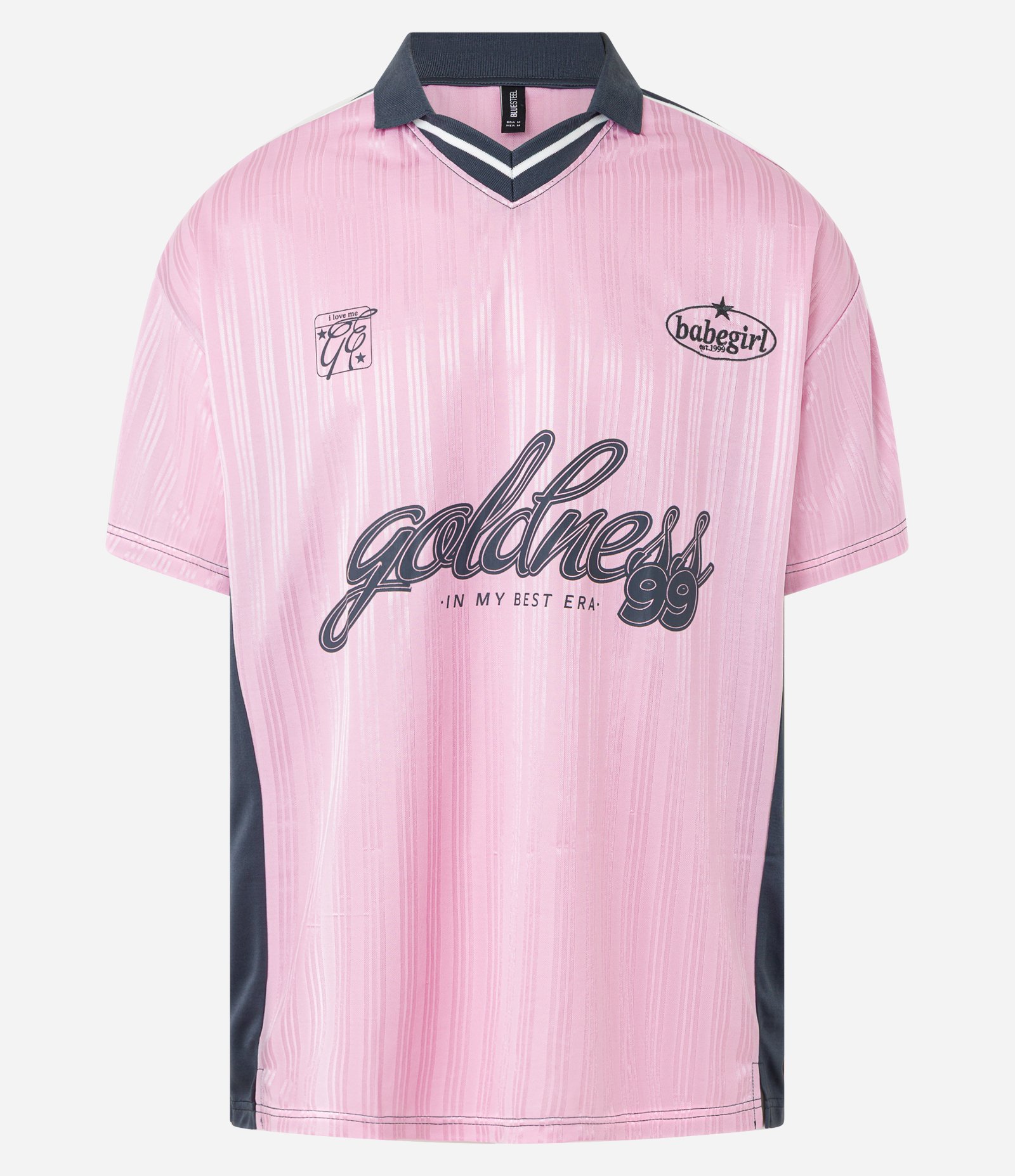 Camiseta Oversized Sport Core com Textura Lilás 7