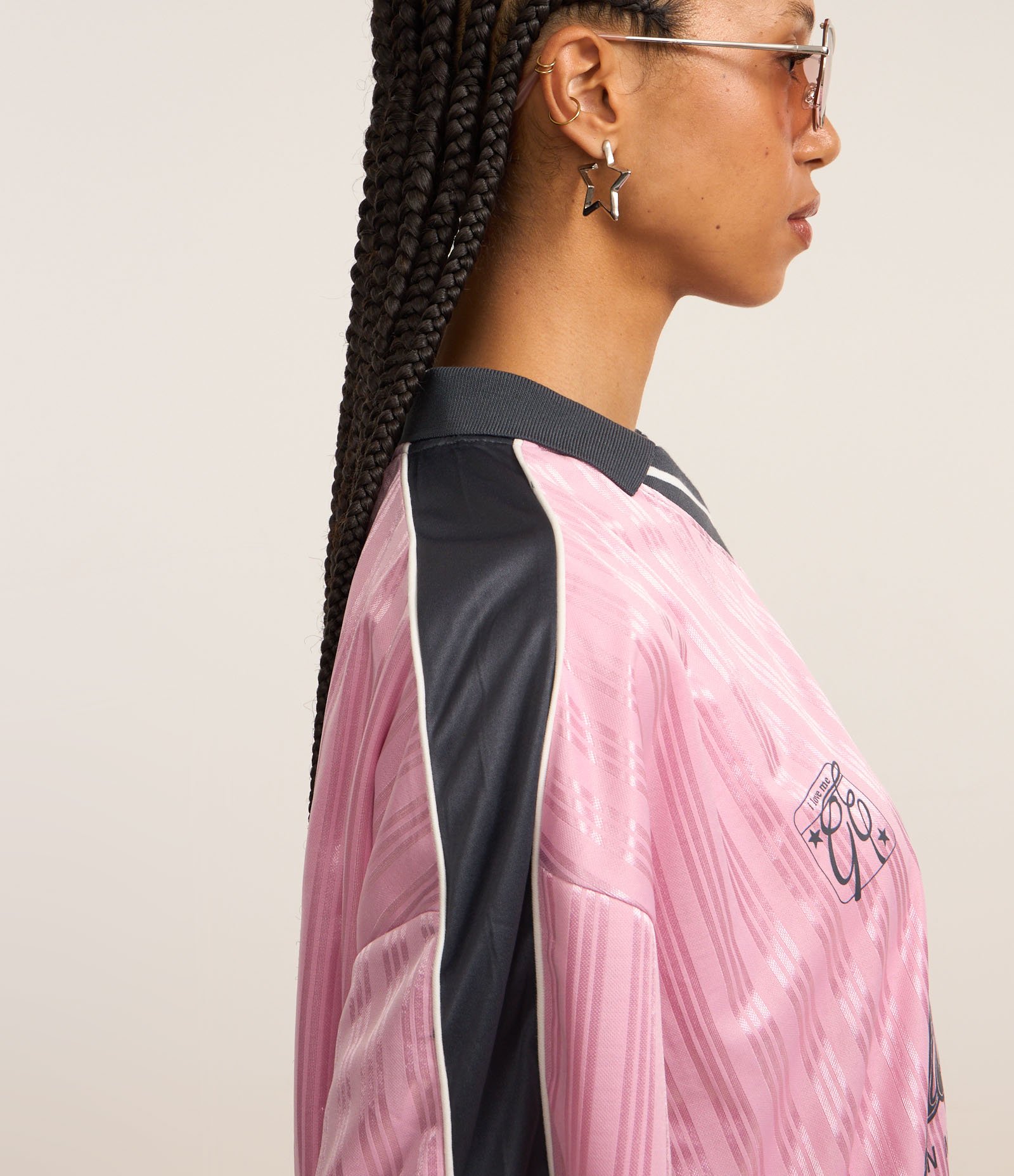 Camiseta Oversized Sport Core com Textura Lilás 4