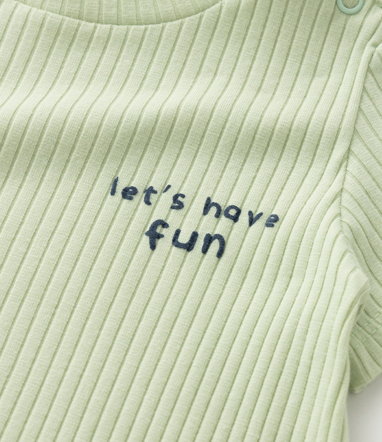 Macacão Infantil Canelado com Estampa de Dinossauro - Tam  0 a 18 Meses Verde 9